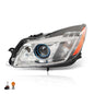 Solid Spare HID/Xenon Projector Headlight Headlamp Left Side Fit For 2009-2012 Buick Regal