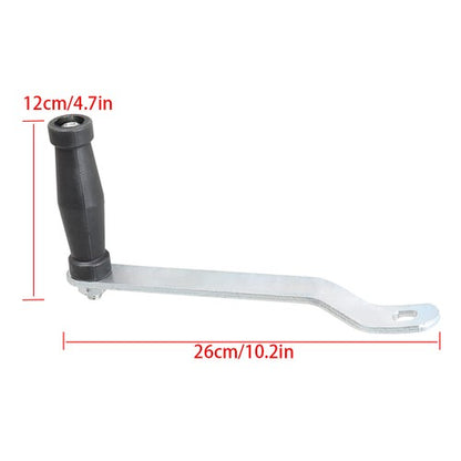 Solid Spare 3500lbs Hand Winch Boat Trailer Winch Crank With 10m (32ft) Strap Winch