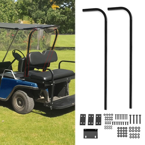Solid Spare Extended Roof Mounting For 04+ Club Car Precedent Yamaha G29 Drive Top Supports