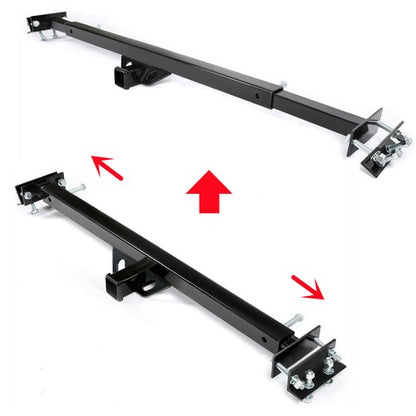 Solid Spare 2'' Trailer Hitch For Camper RV Trailers 5th Wheel Bike Rack Mount Adjustable