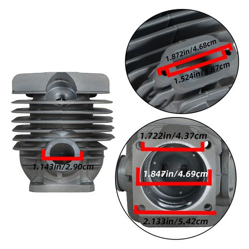 Solid Spare For MS360 036 PRO 48mm Chainsaws US Stock 11250201215 Cylinder Piston Kit