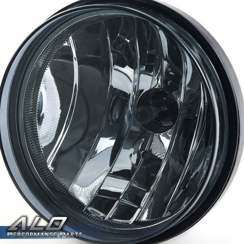 Solid Spare Fit For 07-13 GMC Sierra Smoke Bumper Fog Lights Driving Lamps Left+Right