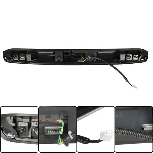 Solid Spare Fog Lights Set&Rear Trunk Trim Strip Liftgate Handle For 13-16 Nissan Pathfinder