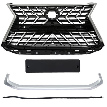 Fits 2016-2021 Lexus LX570 Conversion F-Sport Style Front Bumper Grille