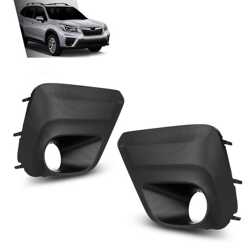 Solid Spare Fog Light Trim Cover Bezel Fit For 2019 2020 2021 Subaru Forester Left+Right