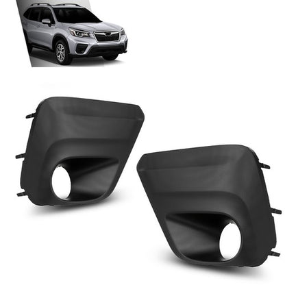 Solid Spare Fog Light Trim Cover Bezel Fit For 2019 2020 2021 Subaru Forester Left+Right