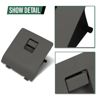 Solid Spare Dash Knee Center Glove Storage Cubby For 05-07 Ford F250 F350 Super Duty Gray