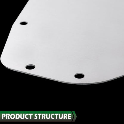 Solid Spare Fit For 66-67 Chevelle Aluminum A/C Heater Delete Panel Plate Blower Cover