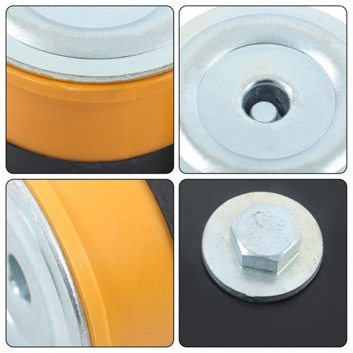 Solid Spare Rear Body Mount Bushing & Bolt Kit Fit For Ford F-450 F-550 Super Duty 2005-2007