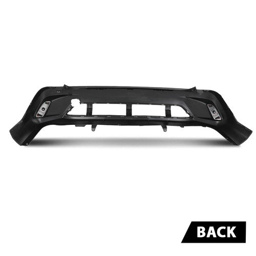 Solid Spare Rear Bumper Cover Fit For 2022-2025 Toyota Corolla Cross L LE w/o Sensors Holes