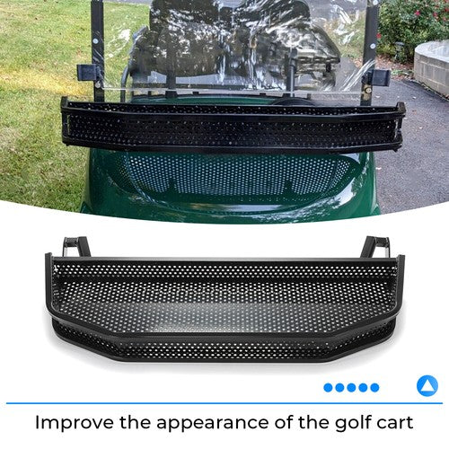 Solid Spare For 2008+ EZGO RXV Golf Cart Front Clay Basket Storage Cargo W/ Mounting Bracket
