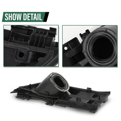 Solid Spare Fit For 15-23 Ford Transit 150 250 350 Fuel Filler Door Housing+White Gas Cover