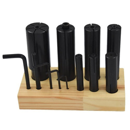 Solid Spare 8 Pcs Expanding Arbor Set Mandrels 1/4" to 1-1/4" High Precision