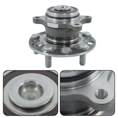 Solid Spare 2x For Honda Civic Wheel Bearing Hub w/ ABS 1.8L LX DX Rear Wheel Bearing & Hubs