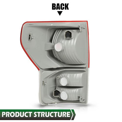 Solid Spare Fit For 2007-2013 Toyota Tundra Right Side Rear Tail Light Brake Lamp w/o Bulb