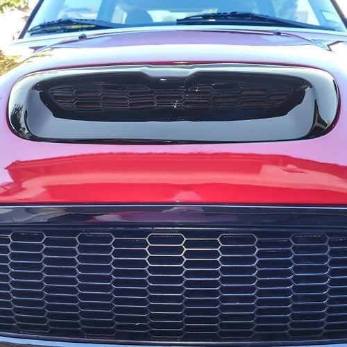 Solid Spare Black Painted For 07-14 Mini Cooper S R55 R56 R57 R58 Hood Air Intake Vent Scoop