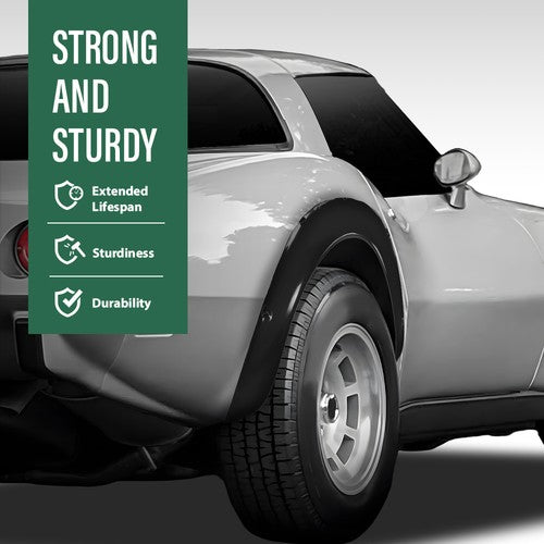 Solid Spare 4pcs Front & Rear Wheel Fender Flares Fit For 1968-1979 Corvette C3 L88