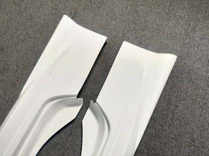 FRP Unpainted Side Skirts Rocker Panel Left+Right For 2009-2020 Nissan 370Z Z34