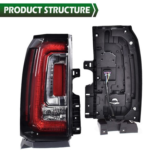 Solid Spare LED Tail Lights Brake Lamps Left & Right Fit For 2015-2020 GMC Yukon/Yukon XL