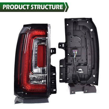 Solid Spare LED Tail Lights Brake Lamps Left & Right Fit For 2015-2020 GMC Yukon/Yukon XL