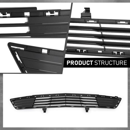 Solid Spare Front Bumper Grill Lower Grille Fit For 17-19 Cadillac XT5 GM1036175 23470666