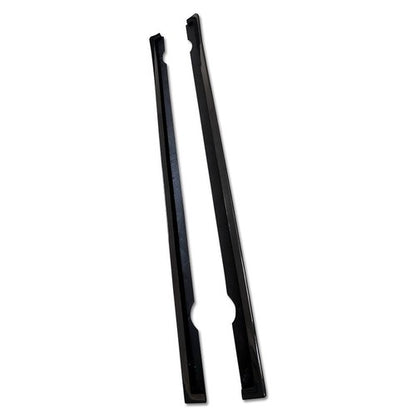 Pair Carbon Fiber Side Skirts Extension For 2013-16 Volkswagen GOLF 7 R VII MK7