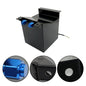 Solid Spare Drifting Fuel Cell Gas Tank+level Sender Black Coated Aluminum Racing 2.5 Gallon