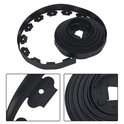 Solid Spare No-Dig Garden Edge 40 FT Lawn Border L-shaped Landscape Edging Border Kit