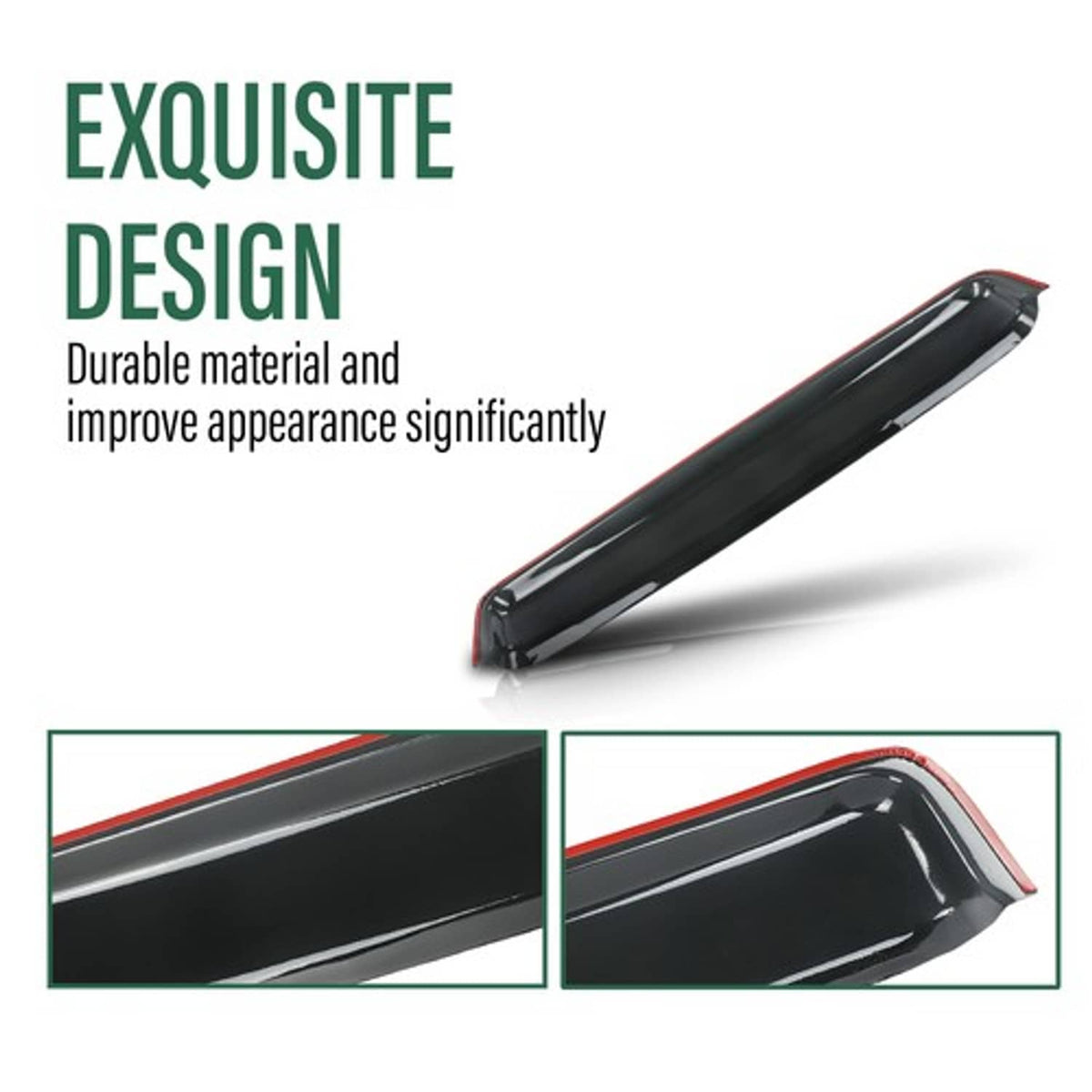 Solid Spare RV Window Visor Deflector Rain Guard Sun Visor Fits 30 inch Wide Window