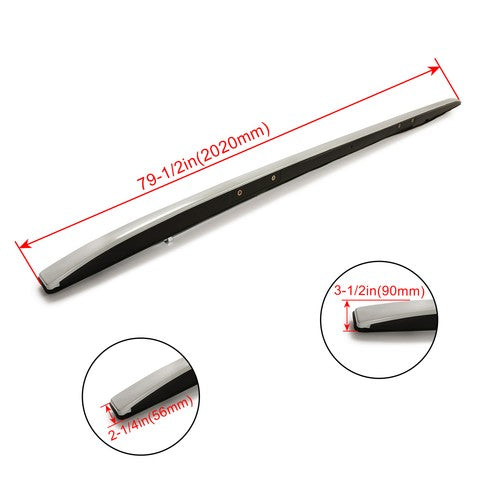 Solid Spare Pair Top Roof Rack Side Rails Luggage Cargo Carrier For 2016-2022 Honda Pilot