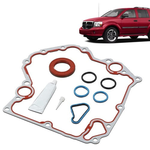 Solid Spare Fit For Dodge Durango Jeep Cherokee 99-09 4.7L 3.7L Timing Cover Gasket Set