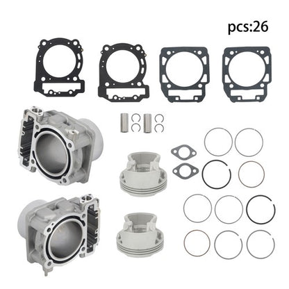 Solid Spare 420413116 Top End Cylinders Piston Gaskets Kit for Can-Am 1000 6X6 EFI 2014-2020
