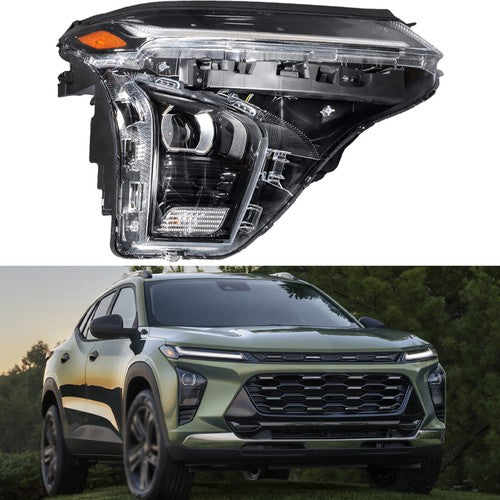 Solid Spare For Chevrolet Trax 2024-2025 (ACTIV/LT/RS) Right Full LED Passenger Headlight