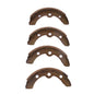 Solid Spare 4 Pcs Brake Shoes 1011463 Fit For Club Car DS Golf Cart Gas & Electric 1981-1994