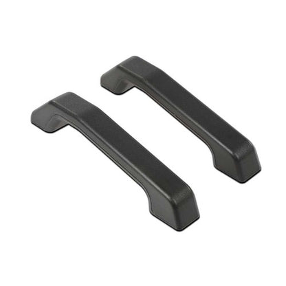 Solid Spare Fit For 2003-2009 Hummer H2 SUT Front Hood Handles Left+Right Pair Set Black