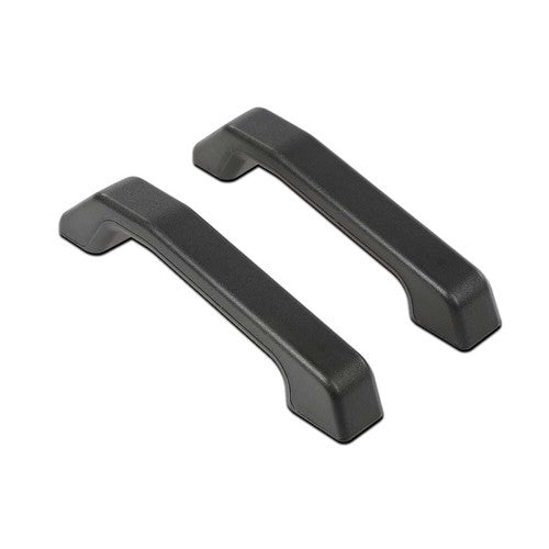 Solid Spare Fit For 2003-2009 Hummer H2 SUT Front Hood Handles Left+Right Pair Set Black
