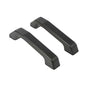 Solid Spare Fit For 2003-2009 Hummer H2 SUT Front Hood Handles Left+Right Pair Set Black