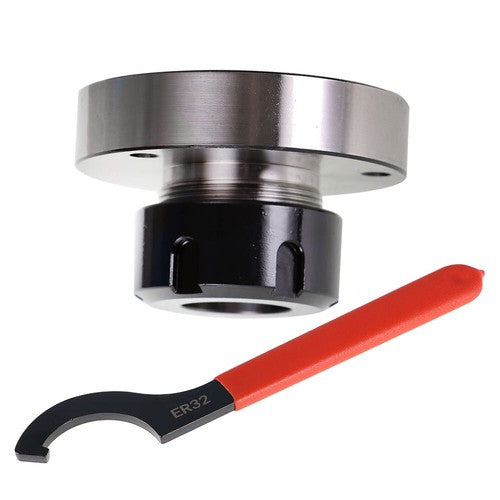 Solid Spare Collet Chuck ER-32 80mm Diameter Bearing Steel Compact For Milling Lathe