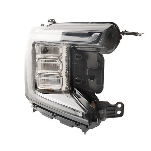 Solid Spare Headlight Pair Projector For 2021-2023 GMC Yukon(XL) Passenger+Driver Side Clear