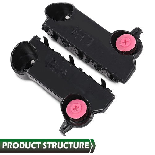 Solid Spare Fit For 2019-2021 Nissan Altima Front Bumper Brackets Retainers Left Right 2pc