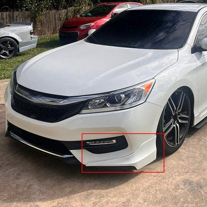 Solid Spare Rear & Front Lip Side Apron Underbody 4PC For 16-17 Honda Accord Sedan HFP Style