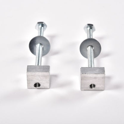 Solid Spare 4pcs Aluminum Fit For Truck Tool Box J-Hook Mounting Clamps Tiedown Bolts Studs