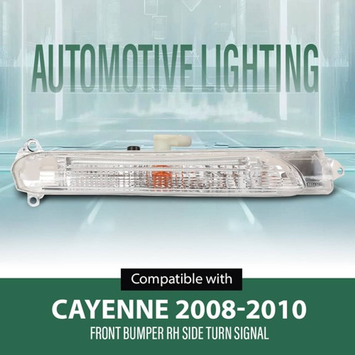 Solid Spare Fit For 2008-2010 Porsche Cayenne Front Bumper Turn Signal Light Right Side