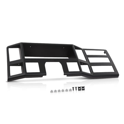 Solid Spare Fit For 84-1996 Jeep Cherokee XJ Comanche Dash Radio Bezel Instrument Trim Black