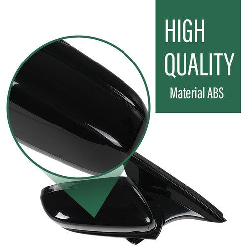 Solid Spare Fit For 03-07 Honda Accord Manual Folding Power Mirror Driver & Passenger