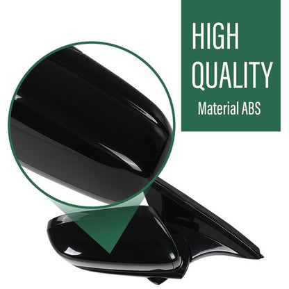 Solid Spare Fit For 03-07 Honda Accord Manual Folding Power Mirror Driver & Passenger