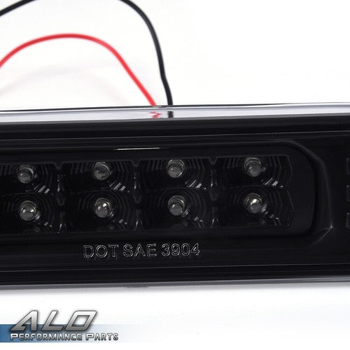 Solid Spare Fit For 1999-2004 Grand Cherokee Black/Clear LED Third 3rd Brake Light Tail Lamp