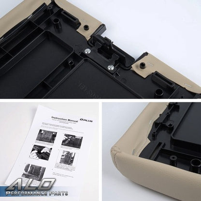 Solid Spare Center Console Lid Arm Rest Latch Fit For 2007-2013 Chevy GMC GM Part Tan Beige
