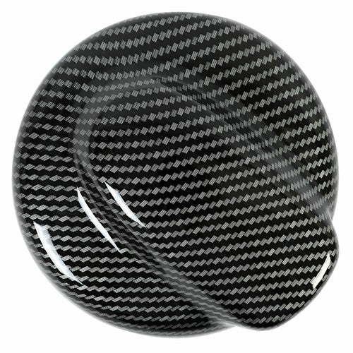 Solid Spare Carbon Fiber Style Gas Fuel Cap Cover Hat For MINI Cooper S R55 R56 R57 01-16