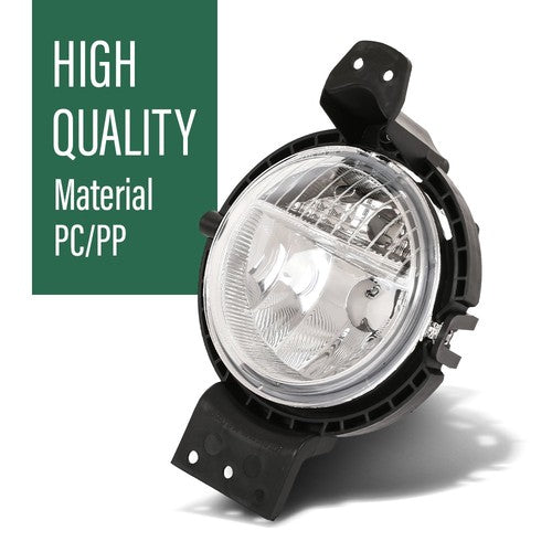 Solid Spare Fog Lights Lamps Left+Right Fit For 2011-2016 Mini Cooper R60 R61 63179802163